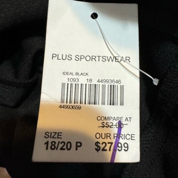 NWT  BLACK Hi-Rise Flare Pants  Career/Professional/Office 18/20 PETITE   #O - Picture 9 of 10